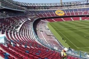 即将重新开放！巴萨官方社媒晒诺坎普施工现场视频